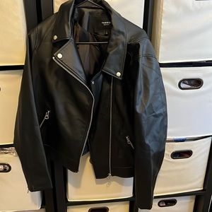 Faux leather jacket